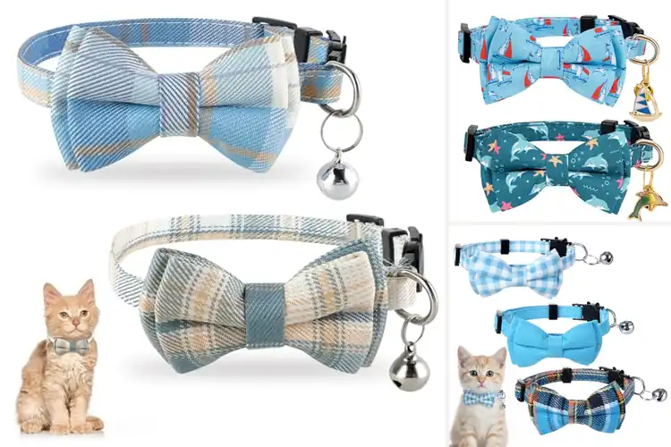 Detailed view of Best Bow Tie Cat Collars