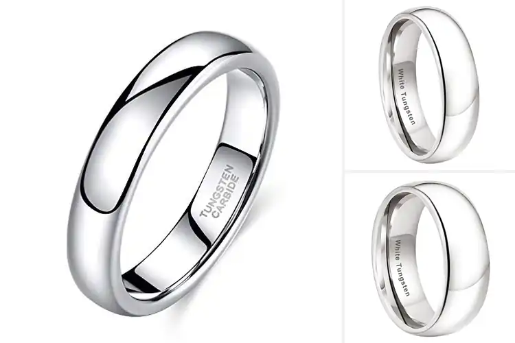 Detailed view of Best Comfort Fit Tungsten Band