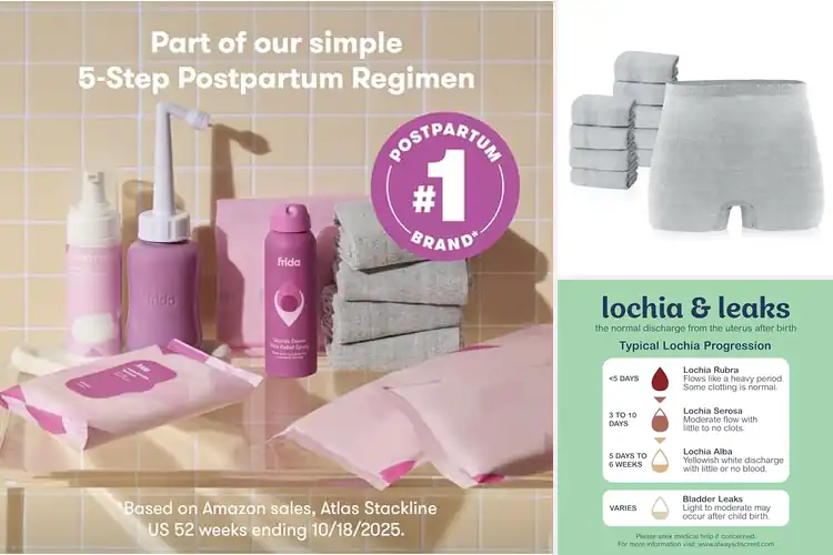 Detailed view of Best Disposable Postpartum Underwear
