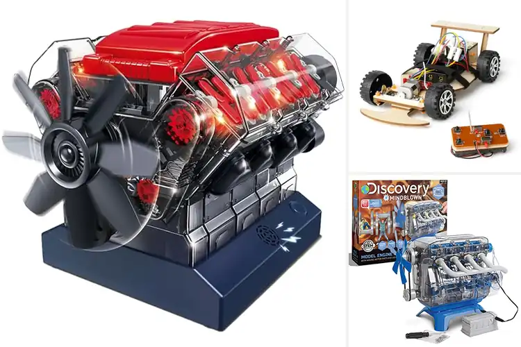 Detailed view of Best DIY Car Model Kits for Boys: STEM Fun & Speed Thrills