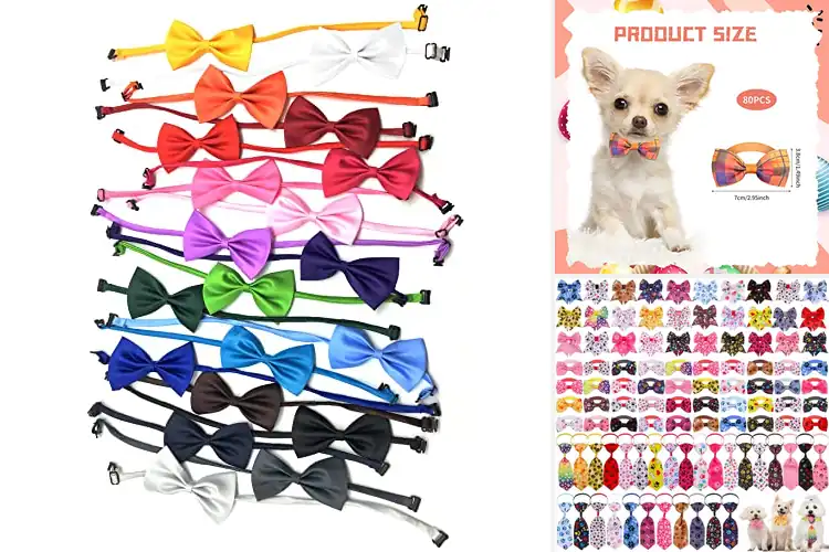 Detailed view of Best Dog Bow Ties: Stylish Comfort for Every Walk & Event