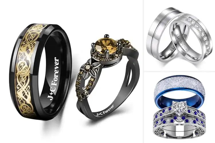 Detailed view of Best Gift For Him And Her Wedding Ring