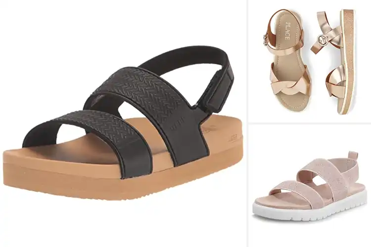 Detailed view of Best Girls Casual Sandals: Comfort & Style for Happy Feet
