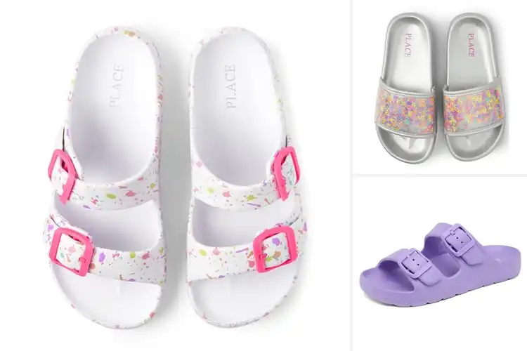 Detailed view of Best Girls Slide Sandals