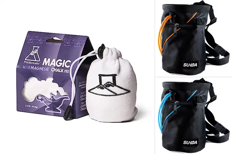 Detailed view of Best Gym Chalk Bags