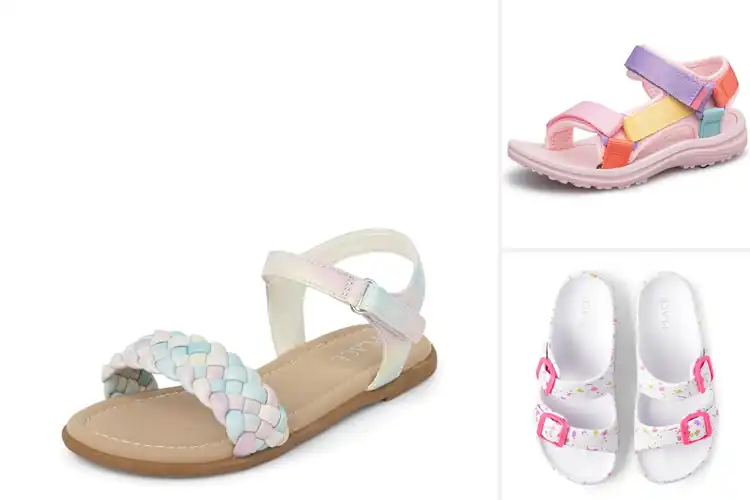 Detailed view of Best Kids Girls Sandals