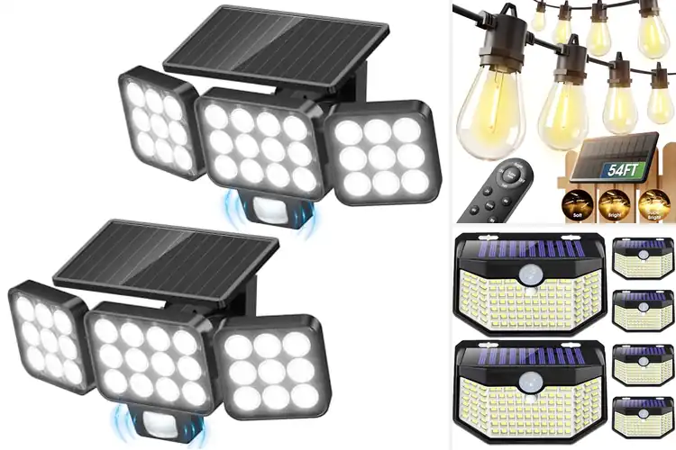 Detailed view of Best Long Lasting Solar Battery Powered Lights