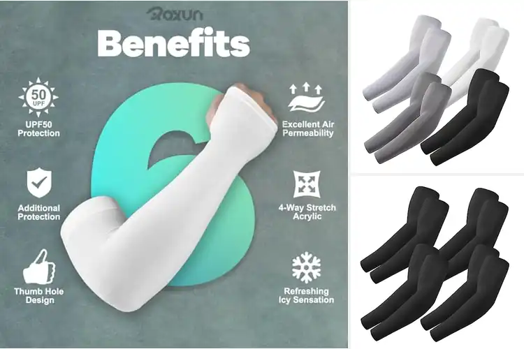 Detailed view of Best Multi-Use Arm Sleeves
