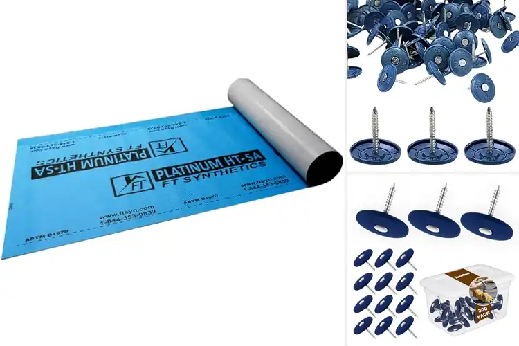 Detailed view of Best Nail Sealable Roofing Underlayments