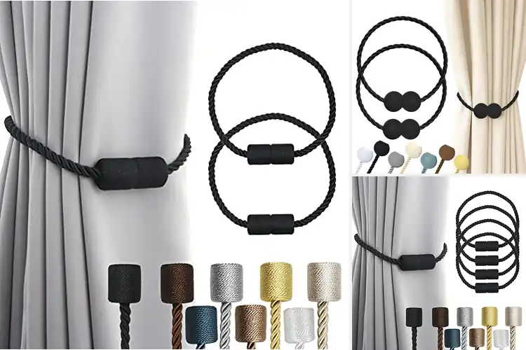 Detailed view of Best Outdoor Curtain Holdbacks