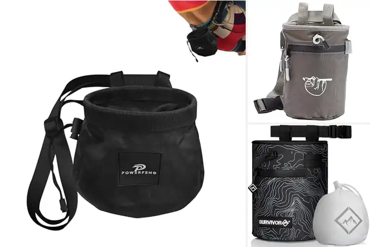 Detailed view of Best Outdoor Rock Climbing Chalk Bags