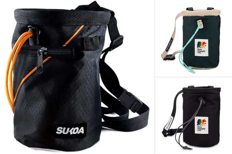 Detailed view of Best Quick Clip Chalk Bags