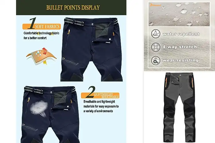 Detailed view of Best Reinforced Knee Pants