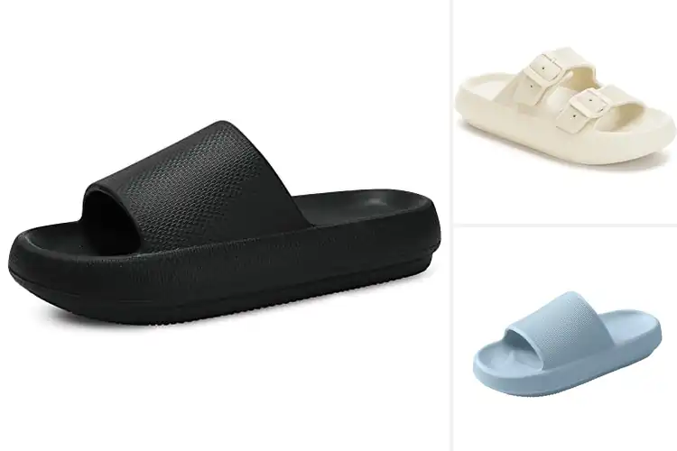 Detailed view of Best Rubber Sole Slides