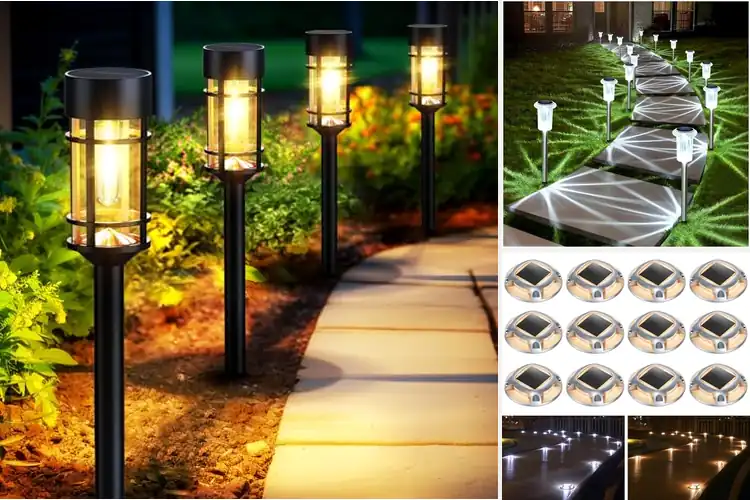 Detailed view of Best Solar Driveway Lights