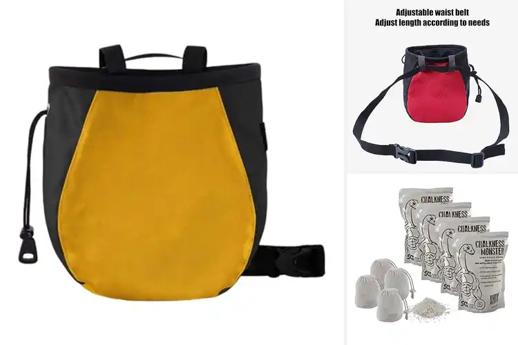 Detailed view of Best Spill-Proof Chalk Bags: 7 Top Picks for Climbers