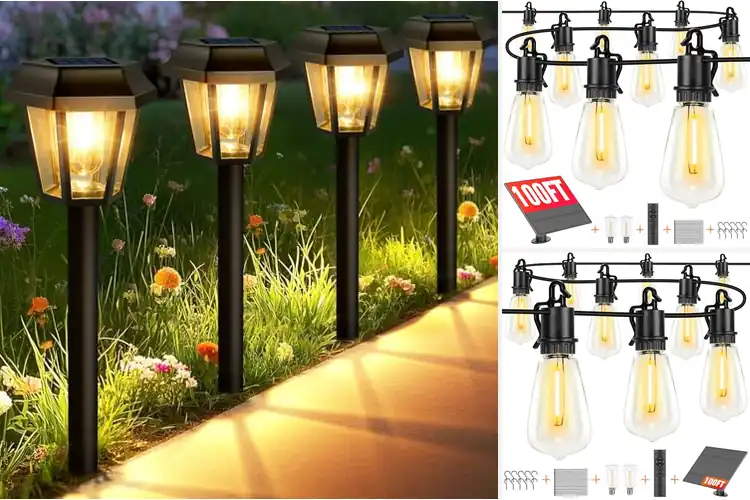 Detailed view of Best Vintage Filament Solar Lights: Warm Glow, Energy Saved