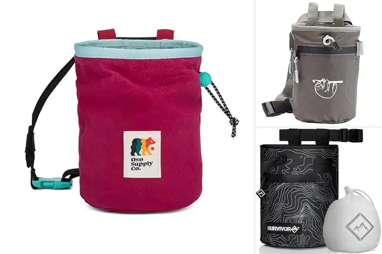 Detailed view of Best Wide Mouth Chalk Bags